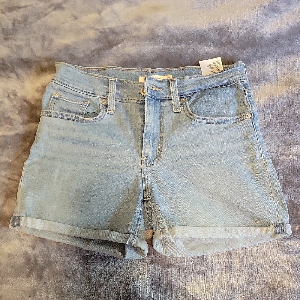 Levi's Women's Light Blue Jean Shorts